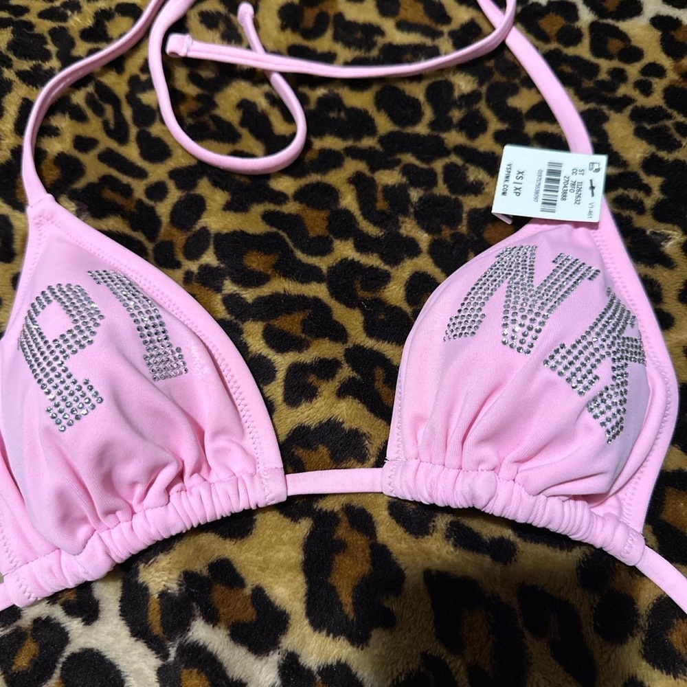 PINK Victoria's Secret Light Pink Bikini Top